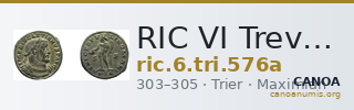 RIC VI Treveri 576a — CANOA