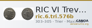 RIC VI Treveri 576b — CANOA