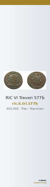 RIC VI Treveri 577b — CANOA