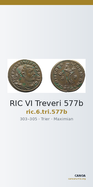 RIC VI Treveri 577b — CANOA