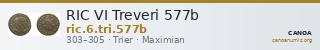 RIC VI Treveri 577b — CANOA