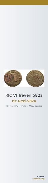 RIC VI Treveri 582a — CANOA