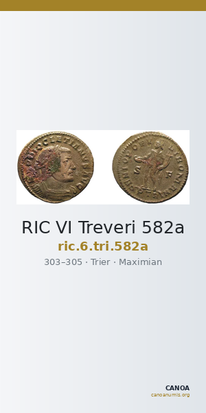 RIC VI Treveri 582a — CANOA