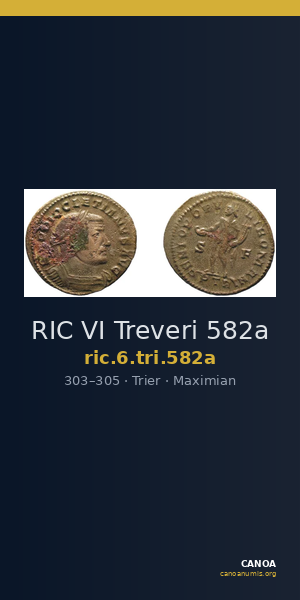 RIC VI Treveri 582a — CANOA