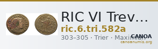 RIC VI Treveri 582a — CANOA