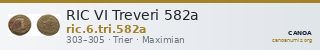RIC VI Treveri 582a — CANOA
