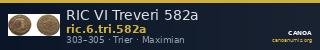 RIC VI Treveri 582a — CANOA