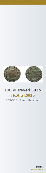 RIC VI Treveri 582b — CANOA