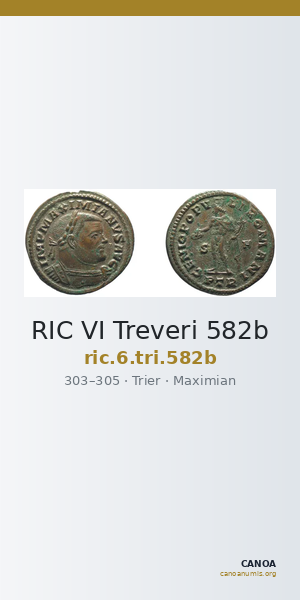 RIC VI Treveri 582b — CANOA