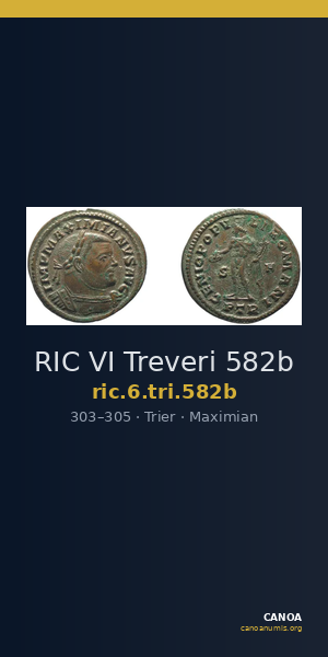 RIC VI Treveri 582b — CANOA