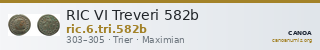 RIC VI Treveri 582b — CANOA