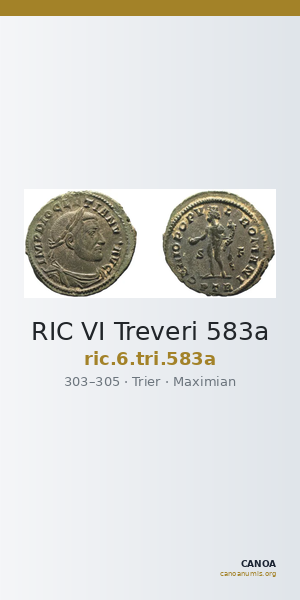 RIC VI Treveri 583a — CANOA