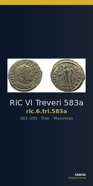 RIC VI Treveri 583a — CANOA