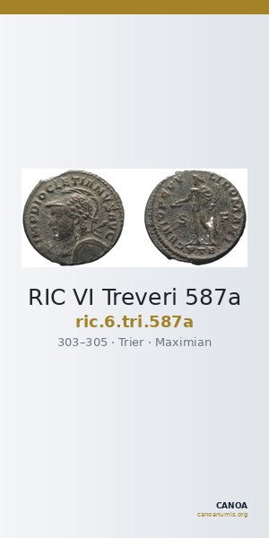 RIC VI Treveri 587a — CANOA