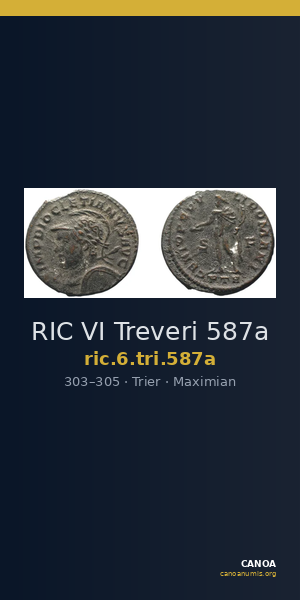 RIC VI Treveri 587a — CANOA