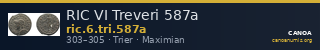 RIC VI Treveri 587a — CANOA