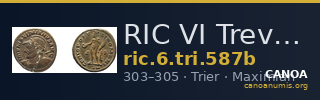 RIC VI Treveri 587b — CANOA