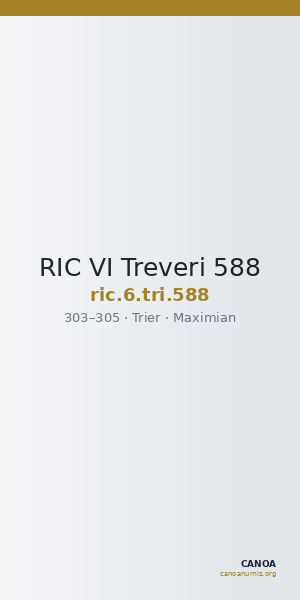 RIC VI Treveri 588 — CANOA