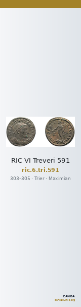 RIC VI Treveri 591 — CANOA