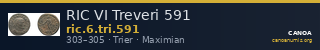 RIC VI Treveri 591 — CANOA