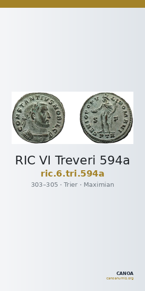 RIC VI Treveri 594a — CANOA