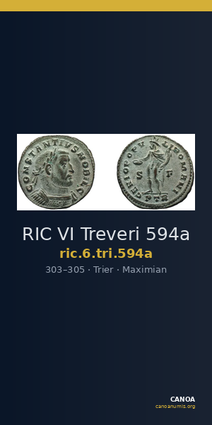 RIC VI Treveri 594a — CANOA