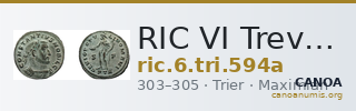 RIC VI Treveri 594a — CANOA