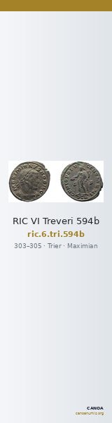 RIC VI Treveri 594b — CANOA