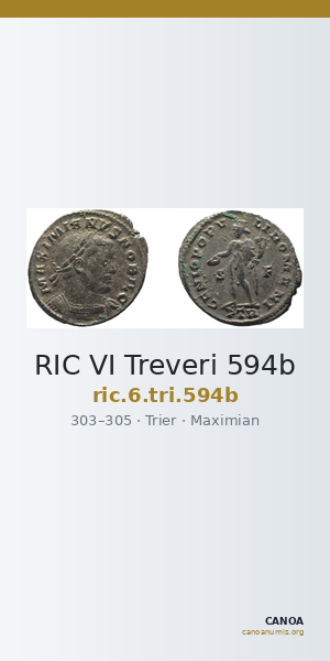 RIC VI Treveri 594b — CANOA