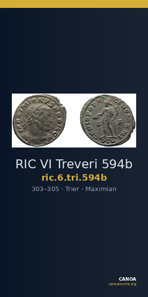 RIC VI Treveri 594b — CANOA