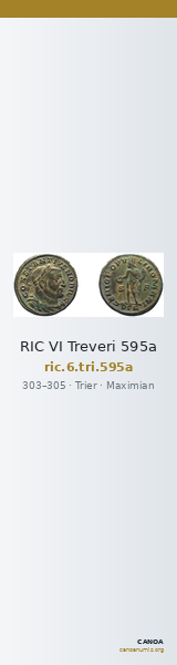 RIC VI Treveri 595a — CANOA