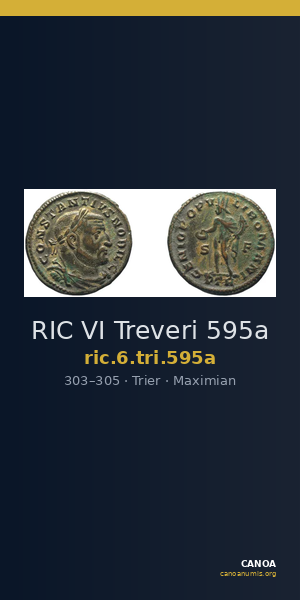 RIC VI Treveri 595a — CANOA