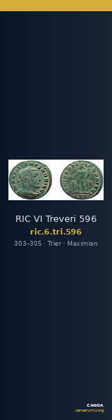RIC VI Treveri 596 — CANOA