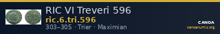 RIC VI Treveri 596 — CANOA