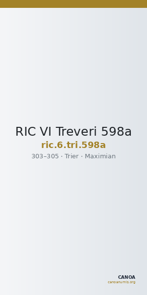 RIC VI Treveri 598a — CANOA