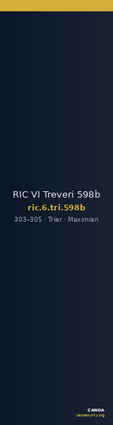 RIC VI Treveri 598b — CANOA
