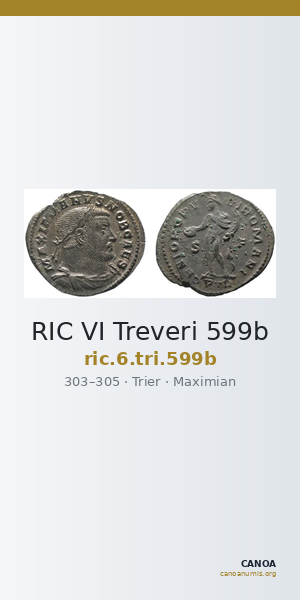RIC VI Treveri 599b — CANOA