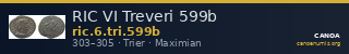 RIC VI Treveri 599b — CANOA