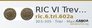 RIC VI Treveri 602a — CANOA