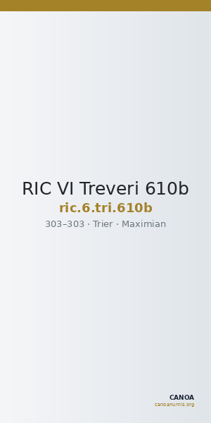 RIC VI Treveri 610b — CANOA