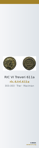 RIC VI Treveri 611a — CANOA
