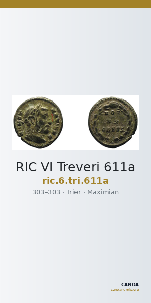 RIC VI Treveri 611a — CANOA