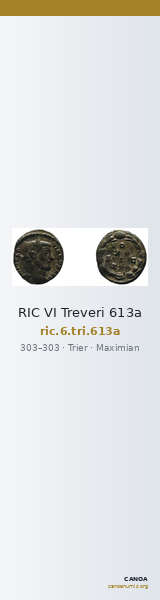 RIC VI Treveri 613a — CANOA