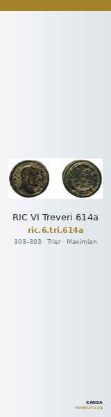 RIC VI Treveri 614a — CANOA