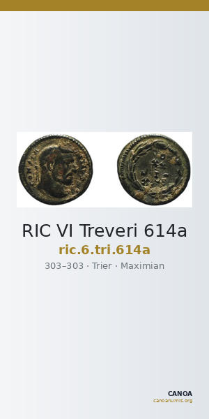 RIC VI Treveri 614a — CANOA