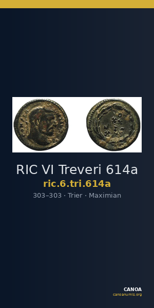 RIC VI Treveri 614a — CANOA