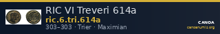 RIC VI Treveri 614a — CANOA