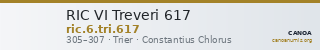 RIC VI Treveri 617 — CANOA