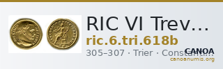RIC VI Treveri 618b — CANOA