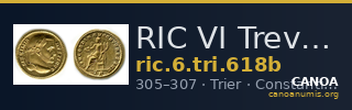 RIC VI Treveri 618b — CANOA